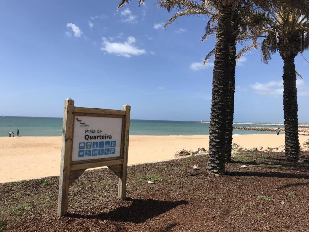 Apartamento Frente Ao Mar Com Piscina De Agua Salgada Quarteira Dış mekan fotoğraf